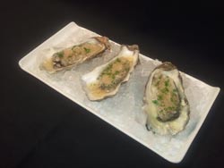 Oysters with Citrus Caviar Mignonette